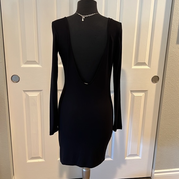 Forever 21 black contour dress size L (NEW) - Picture 3 of 5
